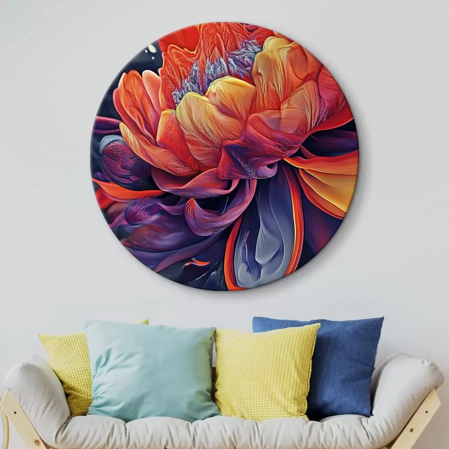  Peintures Grande fleur lumineuse r44214