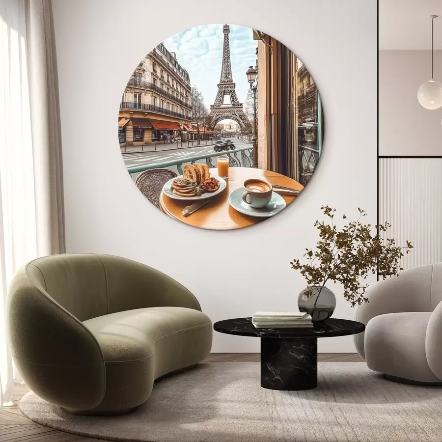  Schilderijen Uitzicht op de Eiffeltoren r44225