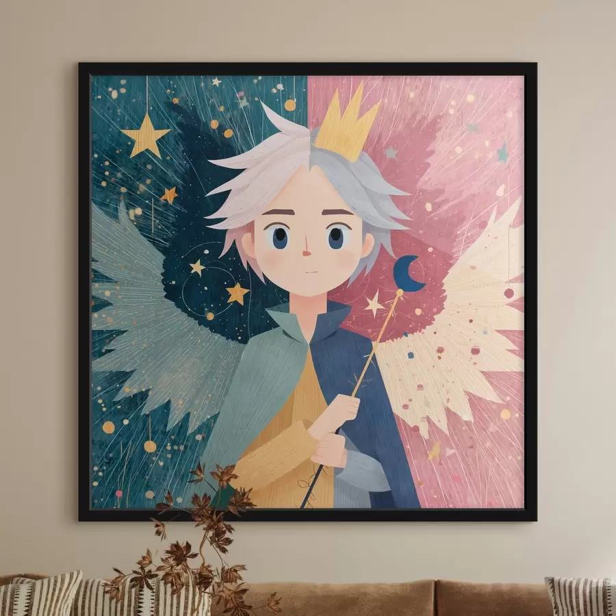 Fotobehang Dualiteit in de stijl van fantasie f44245