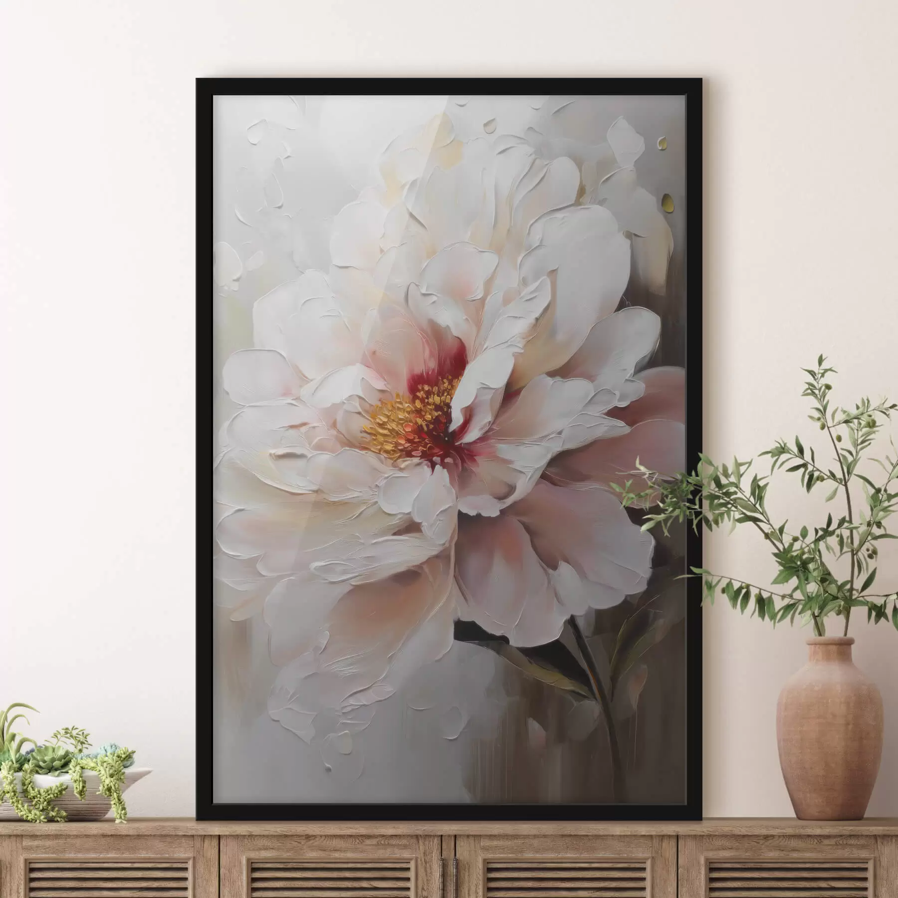  Schilderijen Grote bloem f44256