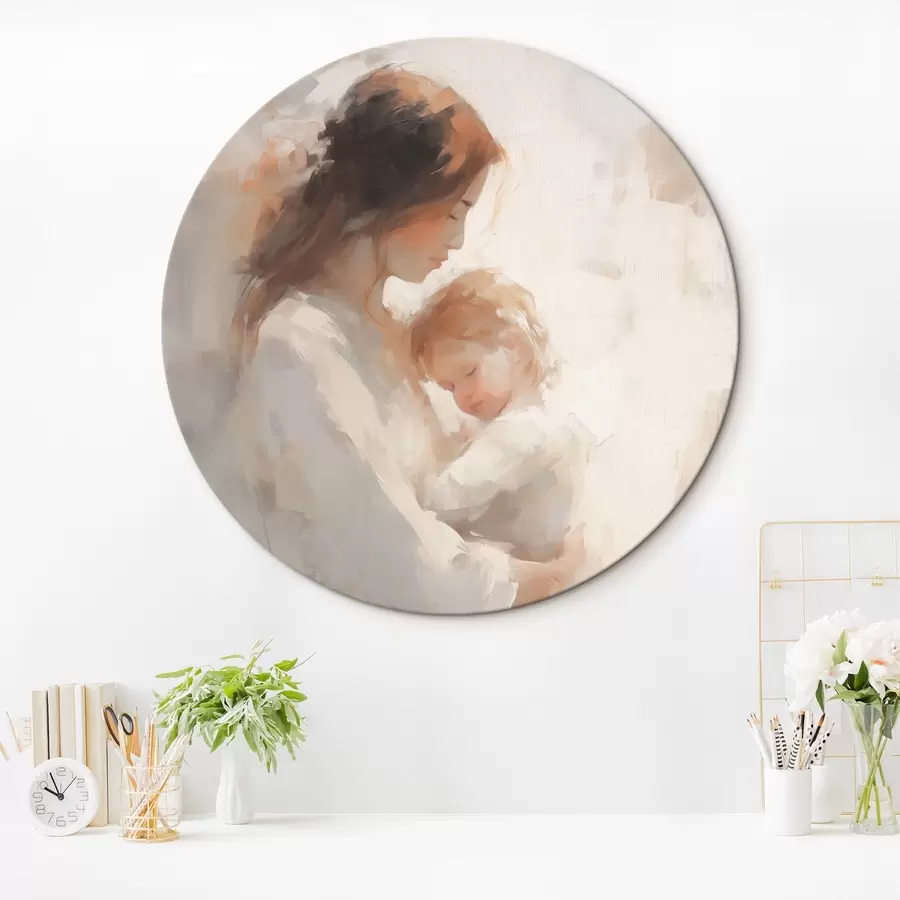  Schilderijen Meisje met kind r44285