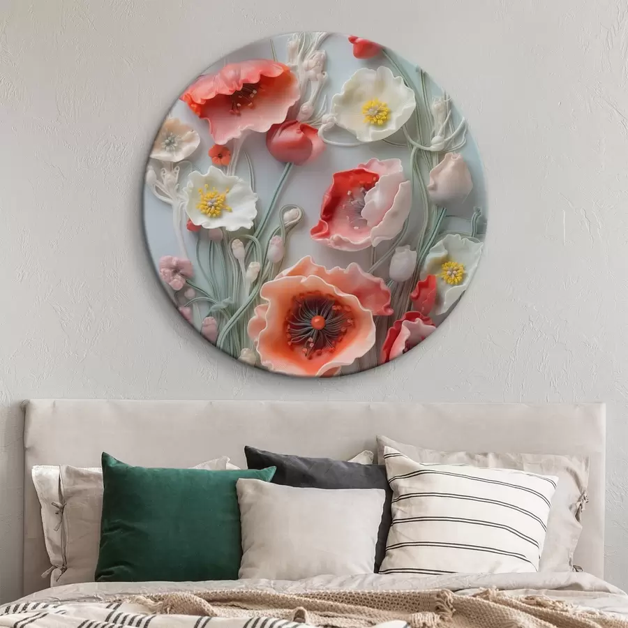  Peintures Coquelicots des champs r44295