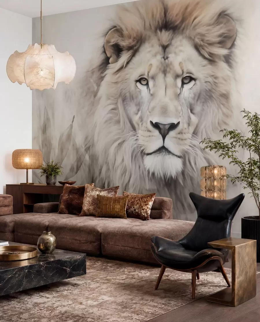 Fotobehang Leeuw w03888