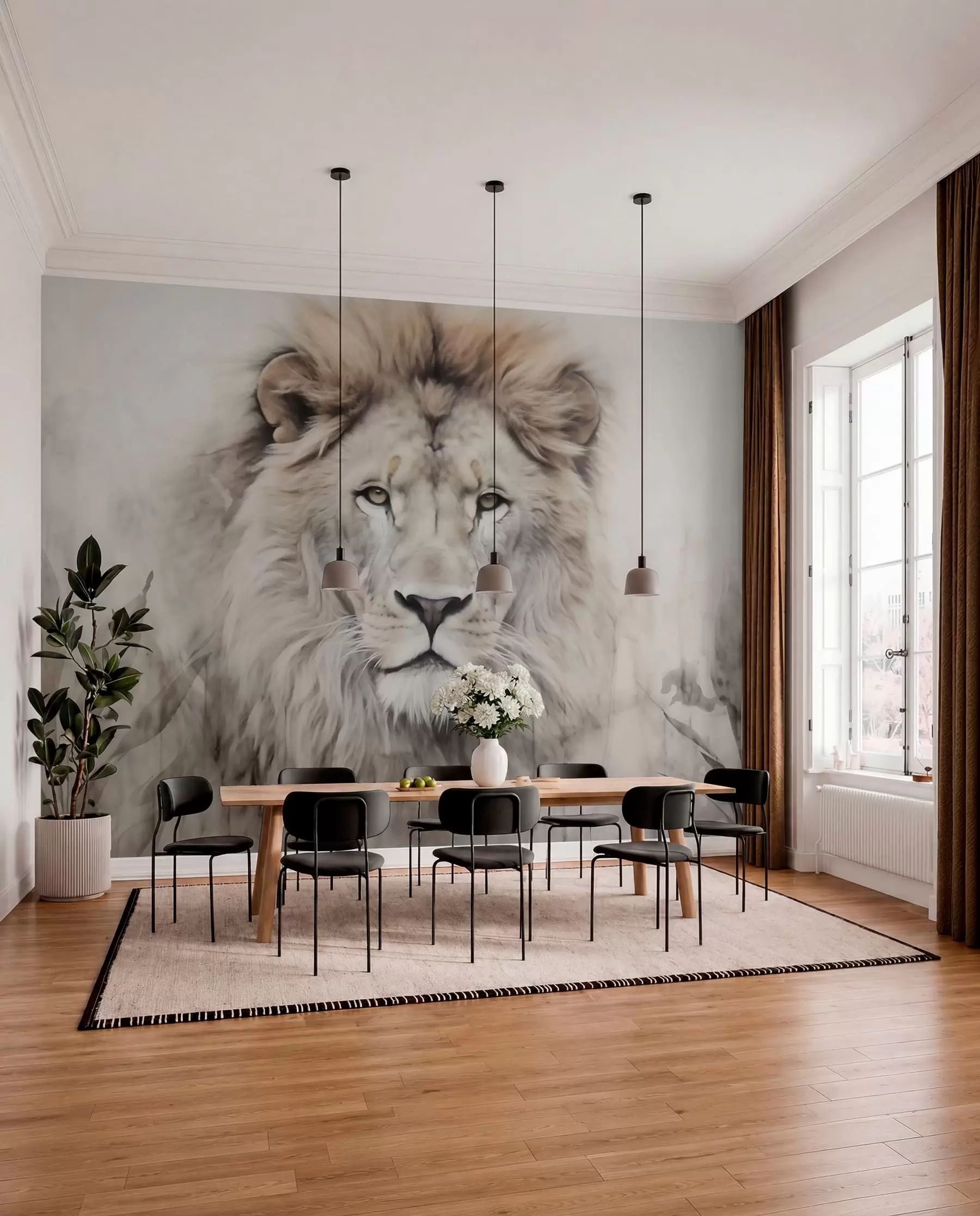 Papier peint photo Lion w03888