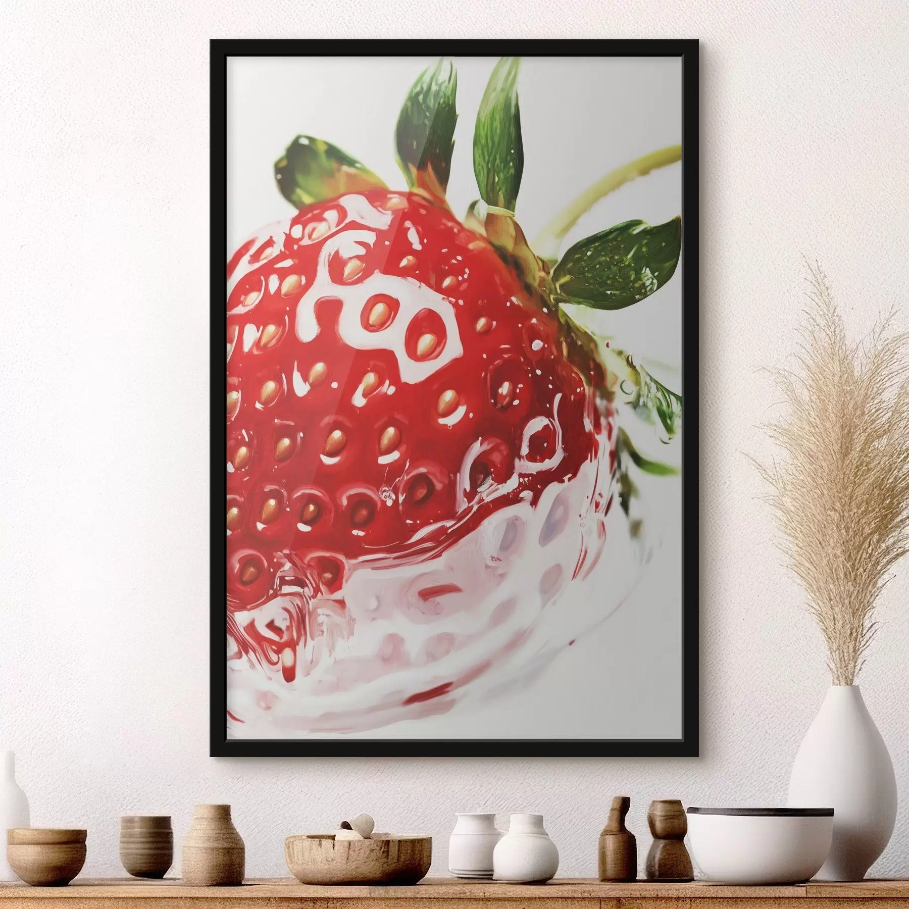  Peintures Grosses fraises f44320