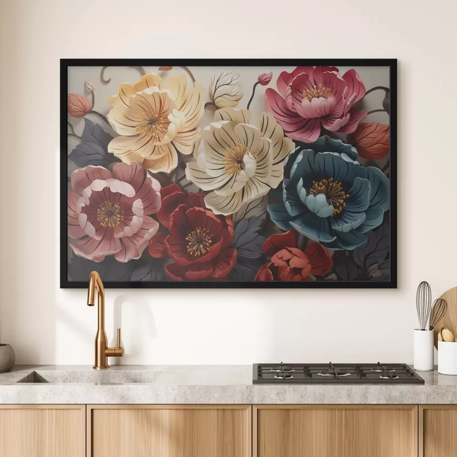 Fotobehang Heldere bloemen f44375