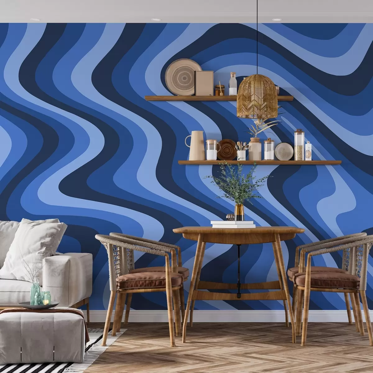 Fotobehang Magische golven w03971v1