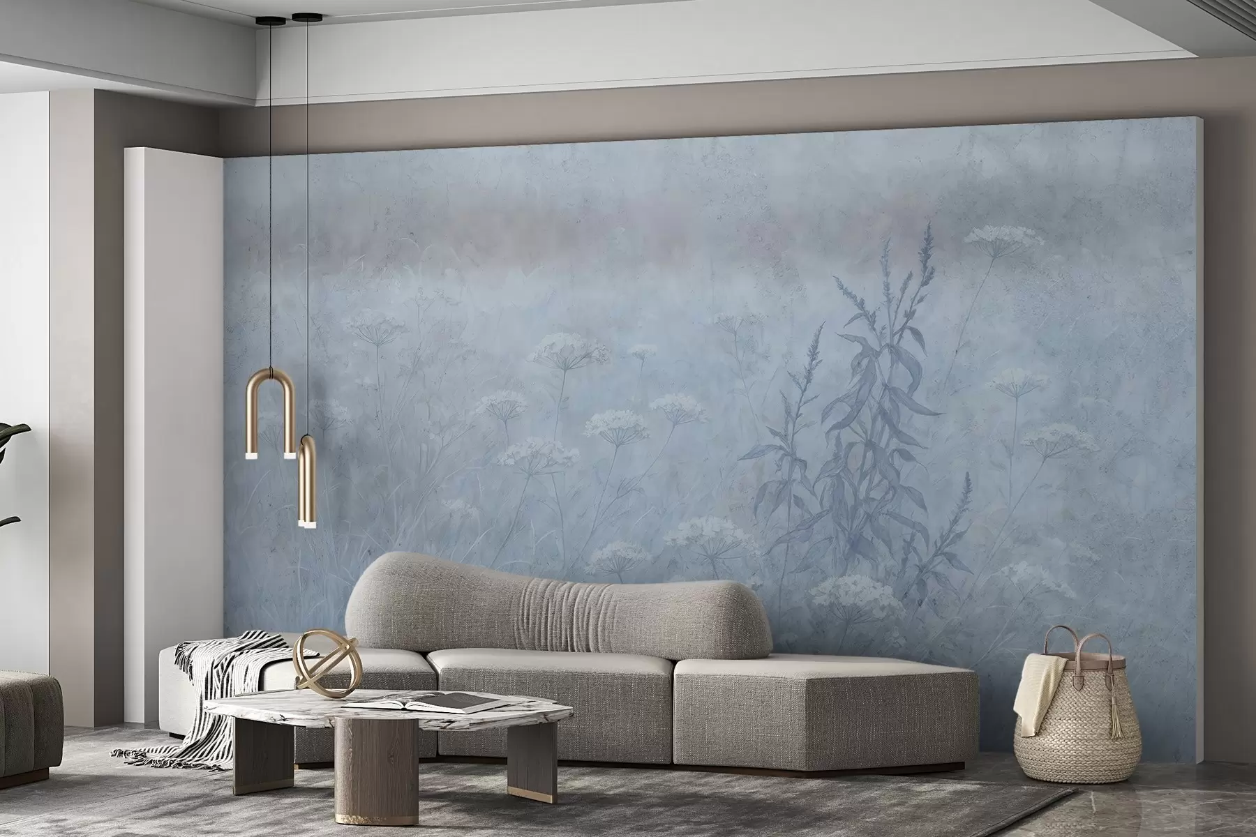 Fotobehang Aquarelveld w03972v1