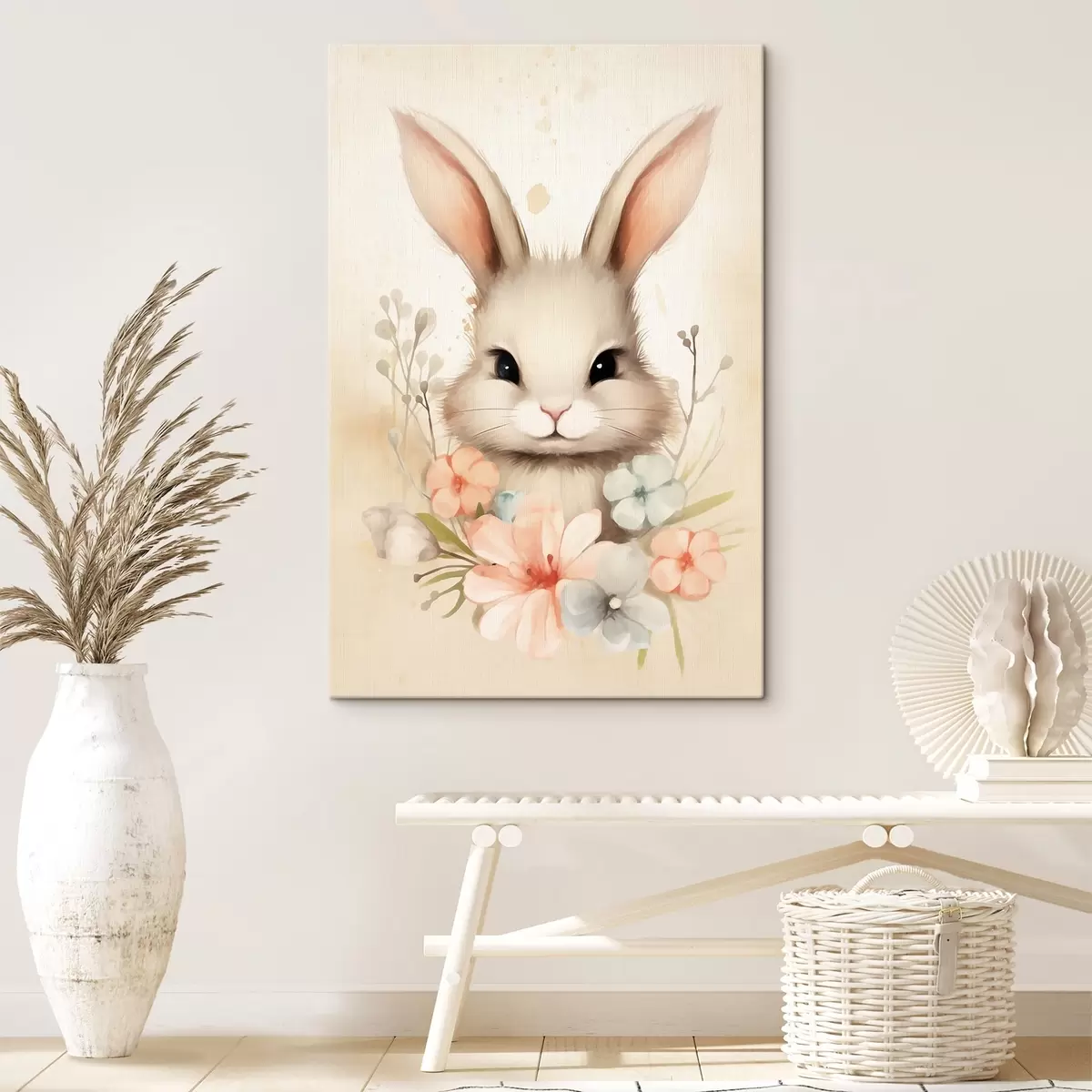  Peintures Pysanka sur fond bleu délicat s44385