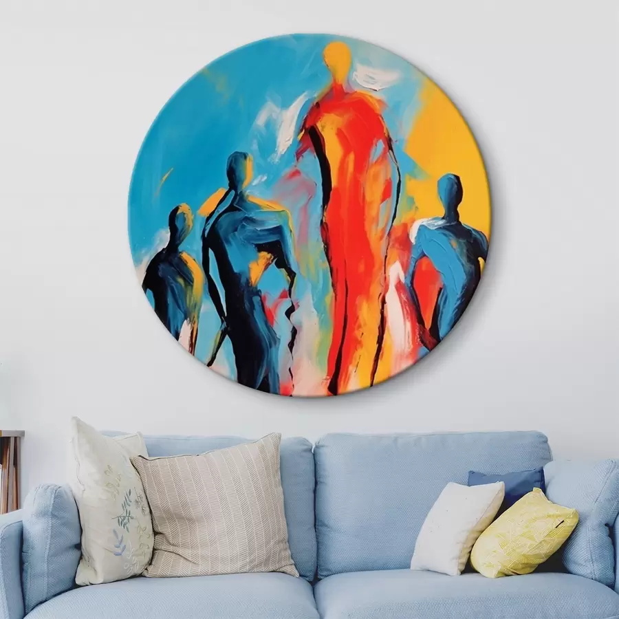 Fotobehang Abstracte mensen r44282