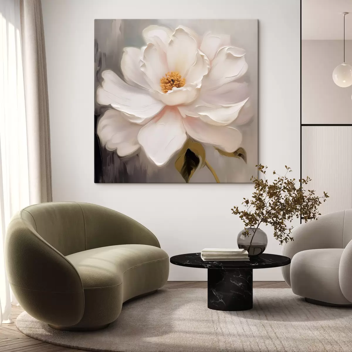  Peintures Grande fleur à floraison douce s44369