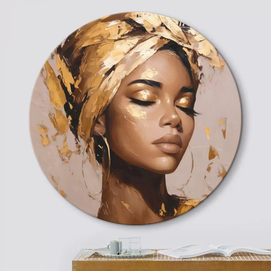  Peintures Une belle femme élégante, portant un couvre-chef r44368