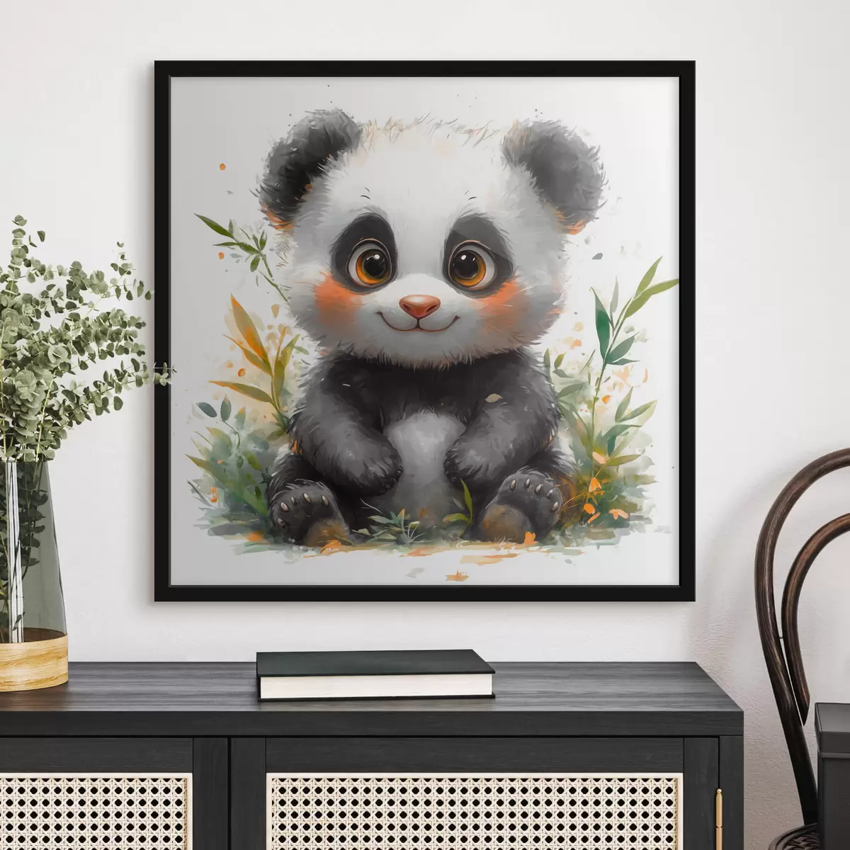 Poster Schattige panda f44362