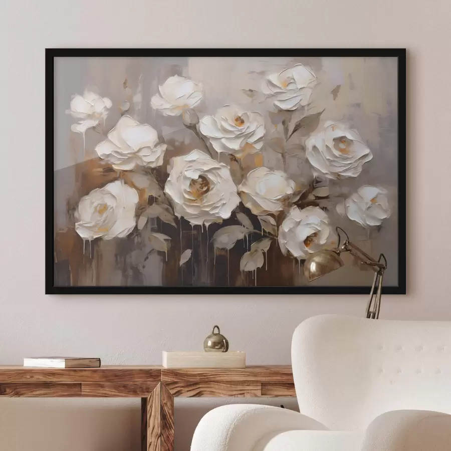 Fotobehang Abstract boeket rozen f44364