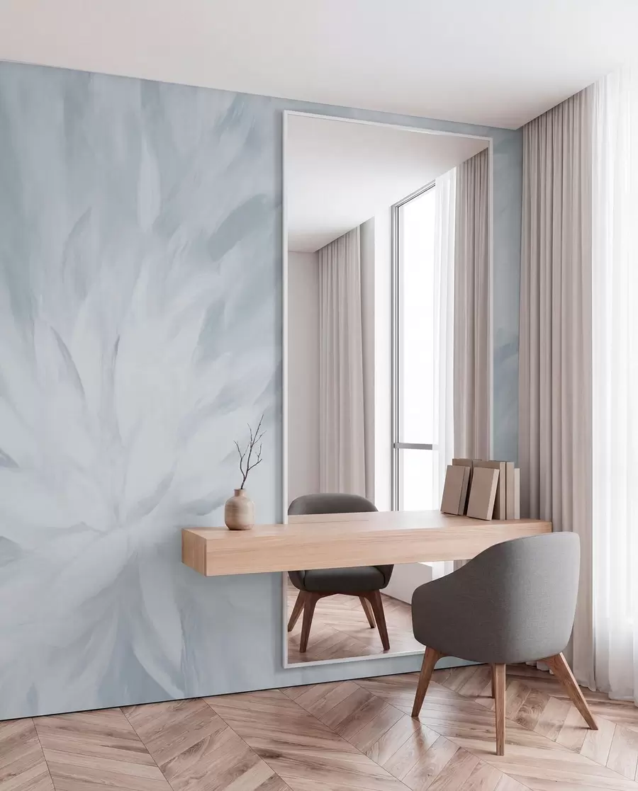 Fotobehang Bloemen in de stijl van zachte streken w03986v3