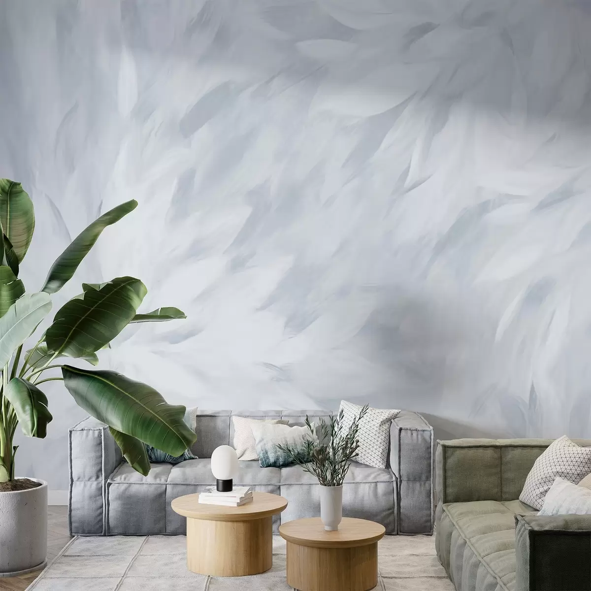 Fotobehang Bloemen in de stijl van zachte streken w03986v3