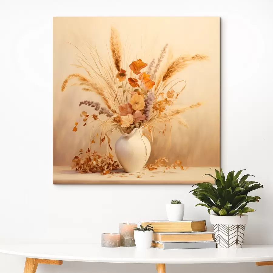  Peintures Symphonie pastel de fleurs séchées s44336