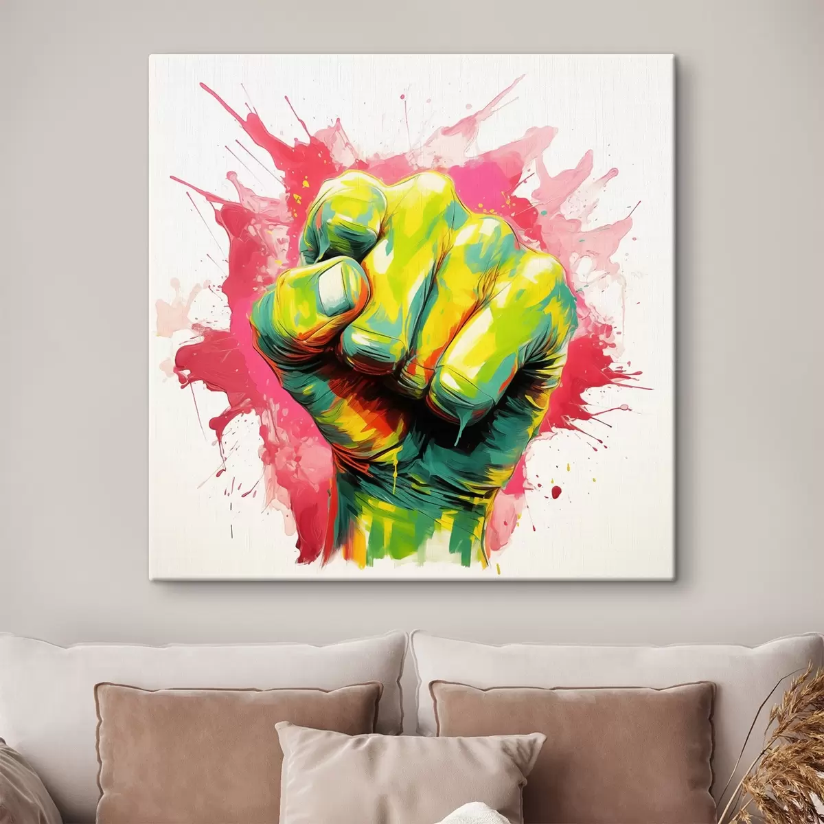  Peintures Poing imprégné de couleur s44355