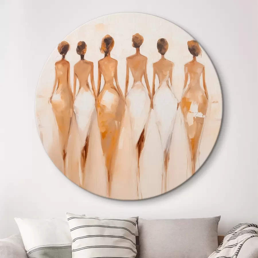  Schilderijen Meisjes abstractie r44420