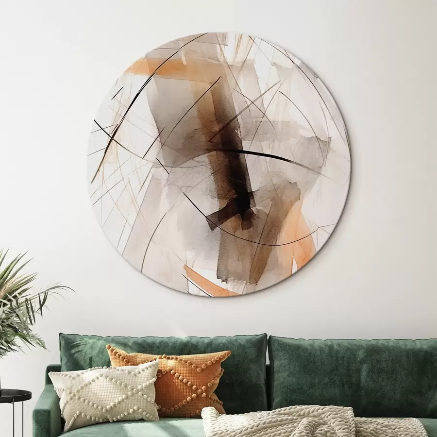  Peintures Abstraction des lignes et des taches r44423