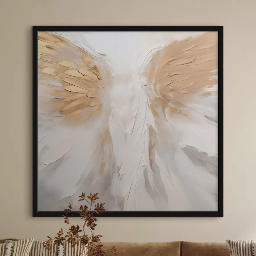 Papier peint photo Ailes d'ange abstraites f44425