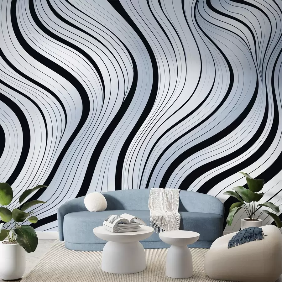 Papier peint photo Vagues abstraites w04022v1