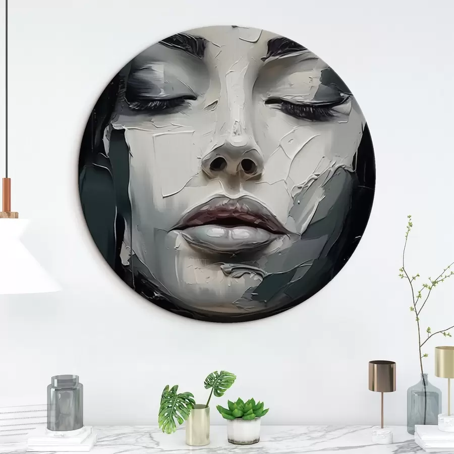  Schilderijen Het gezicht van een vrouw r44484