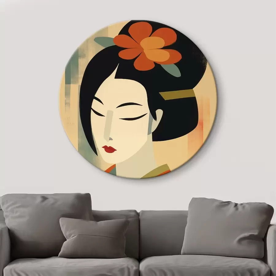  Schilderijen Geisha in profiel r44498