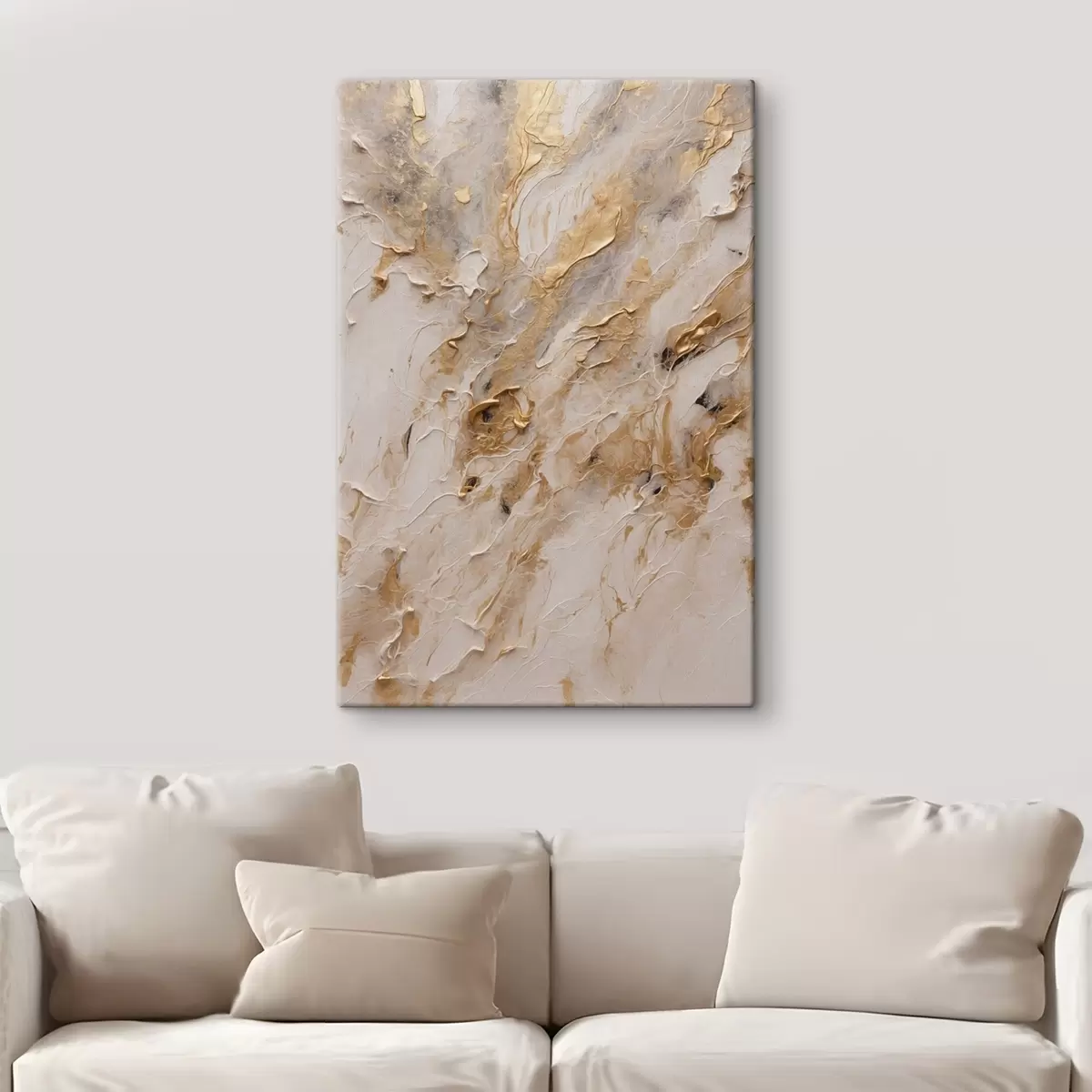  Schilderijen Abstract geel en wit pad in acrylschilderstijl Rode bloem op wit-rode achtergrond wit olieverfschilderij s44439