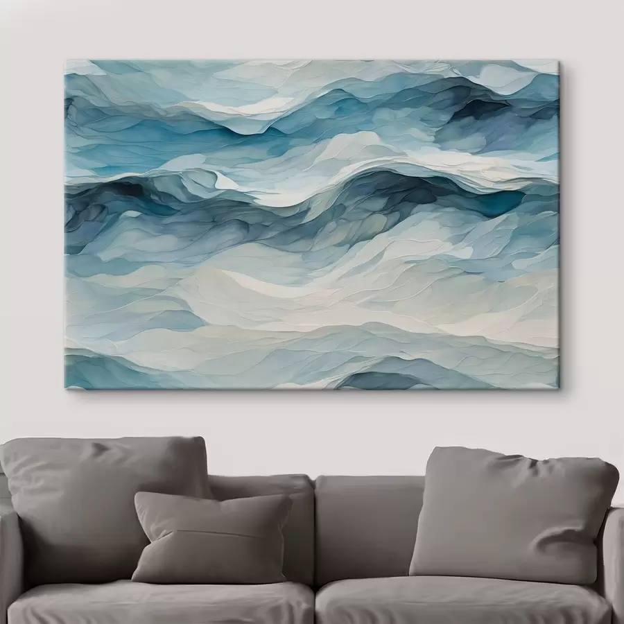  Peintures Vagues de mer en peinture acrylique s44445