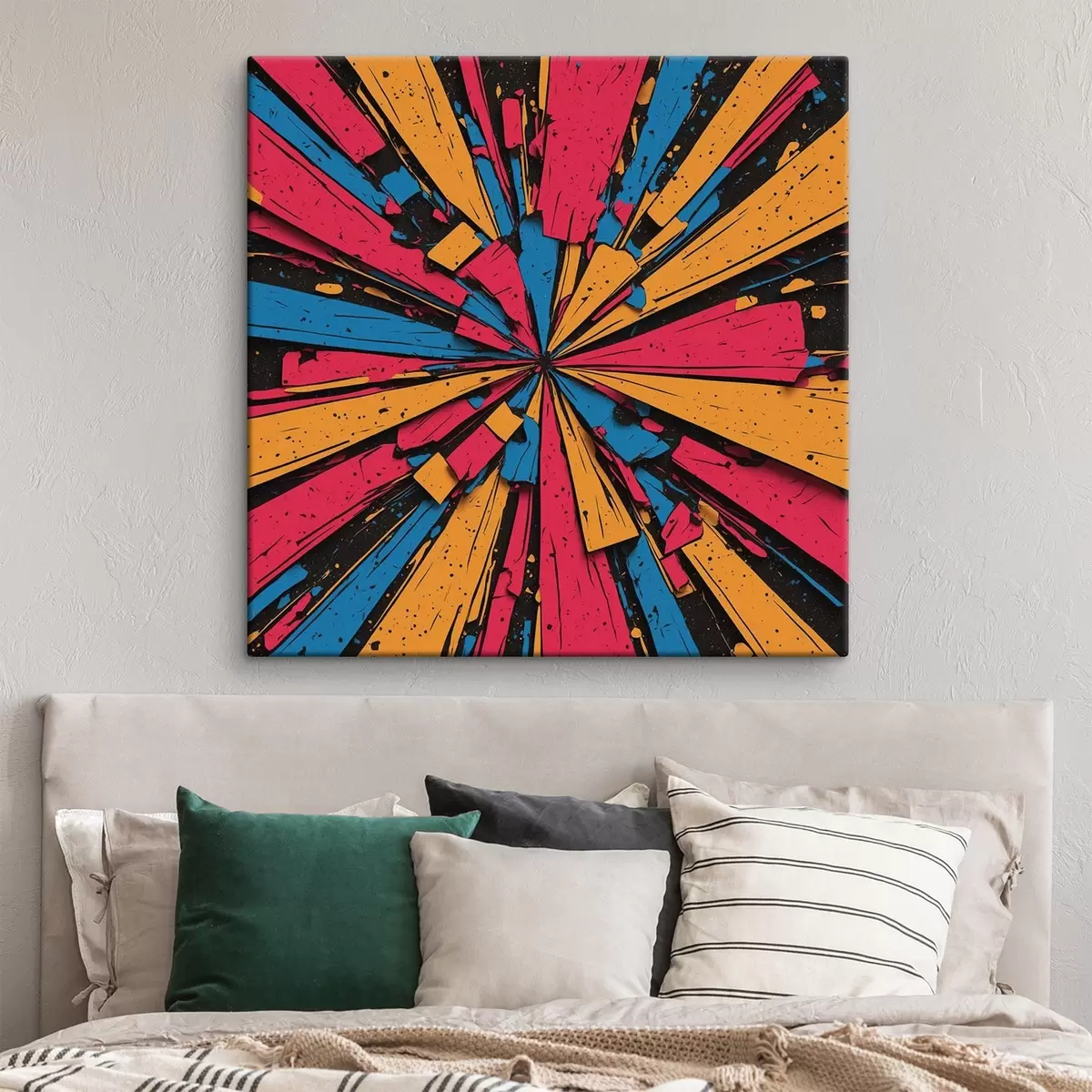  Peintures Peinture abstraite multicolore s44461