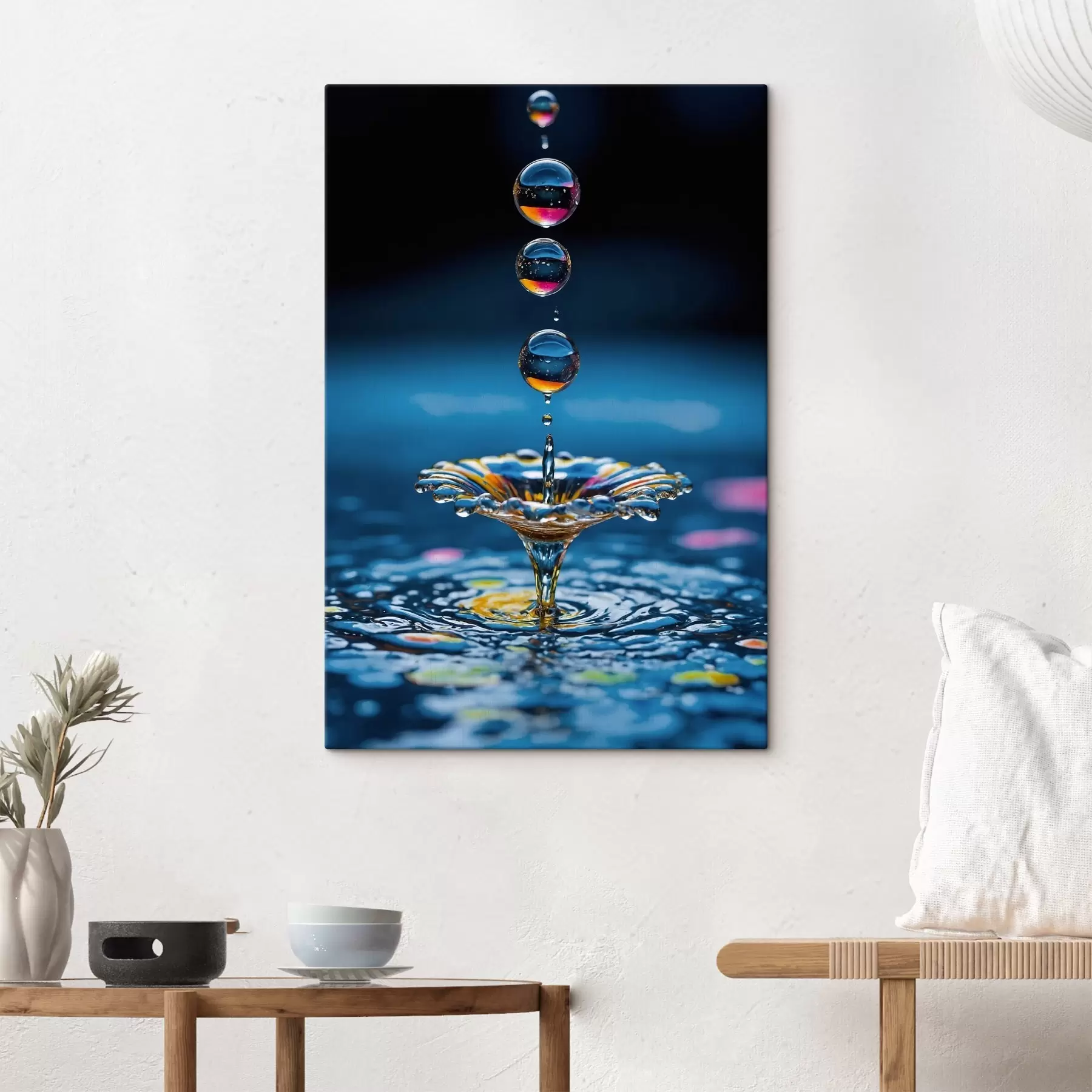 Fotobehang Druppelend water s44472