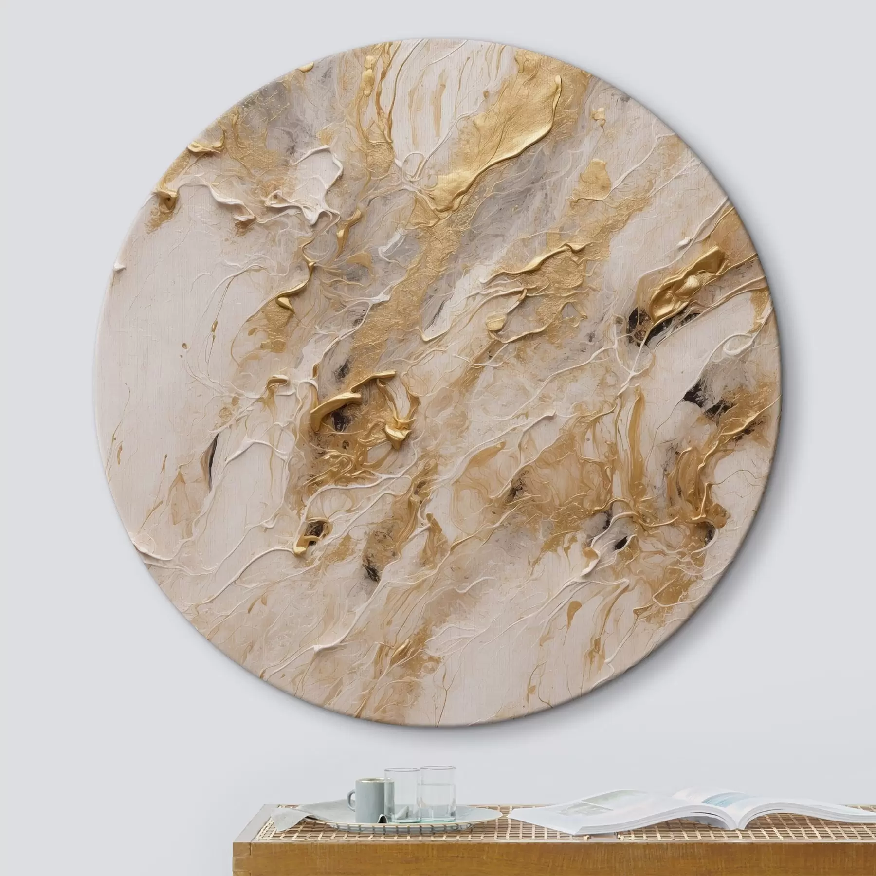  Schilderijen Abstract geel en wit pad in acrylschilderstijl Rode bloem op wit-rode achtergrond wit olieverfschilderij r44439