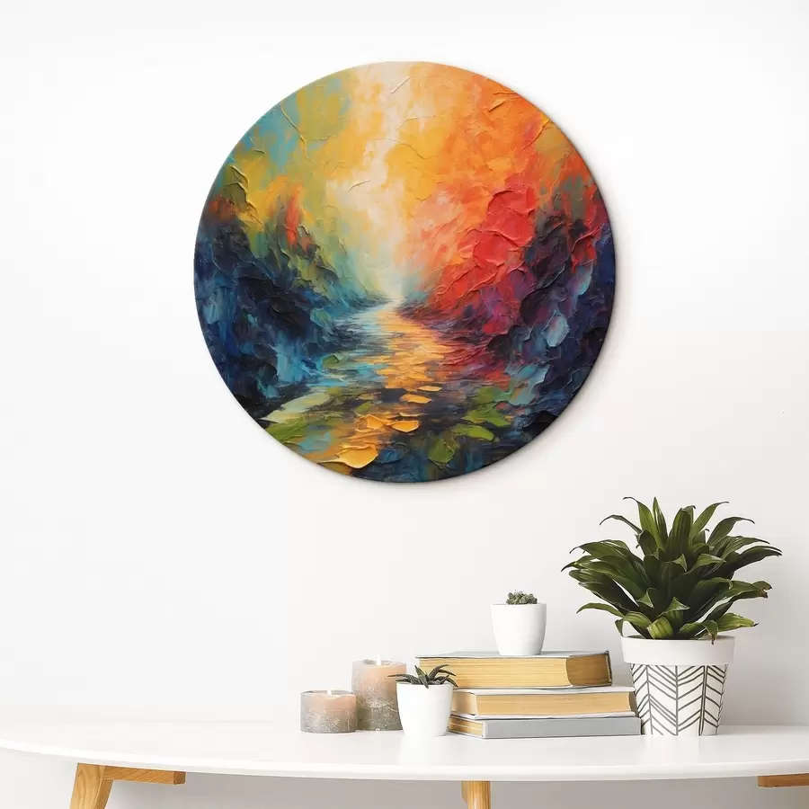  Peintures Chemin abstrait en peinture acrylique r44441