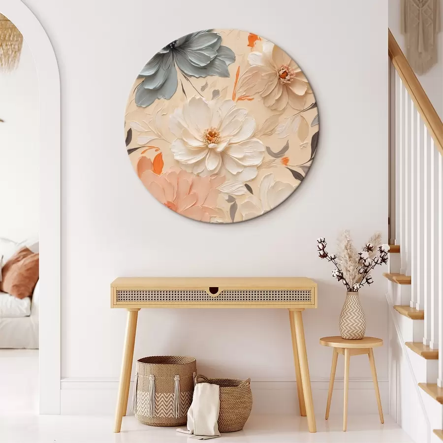  Peintures Diverses fleurs dans le style de la peinture à l'huile r44455