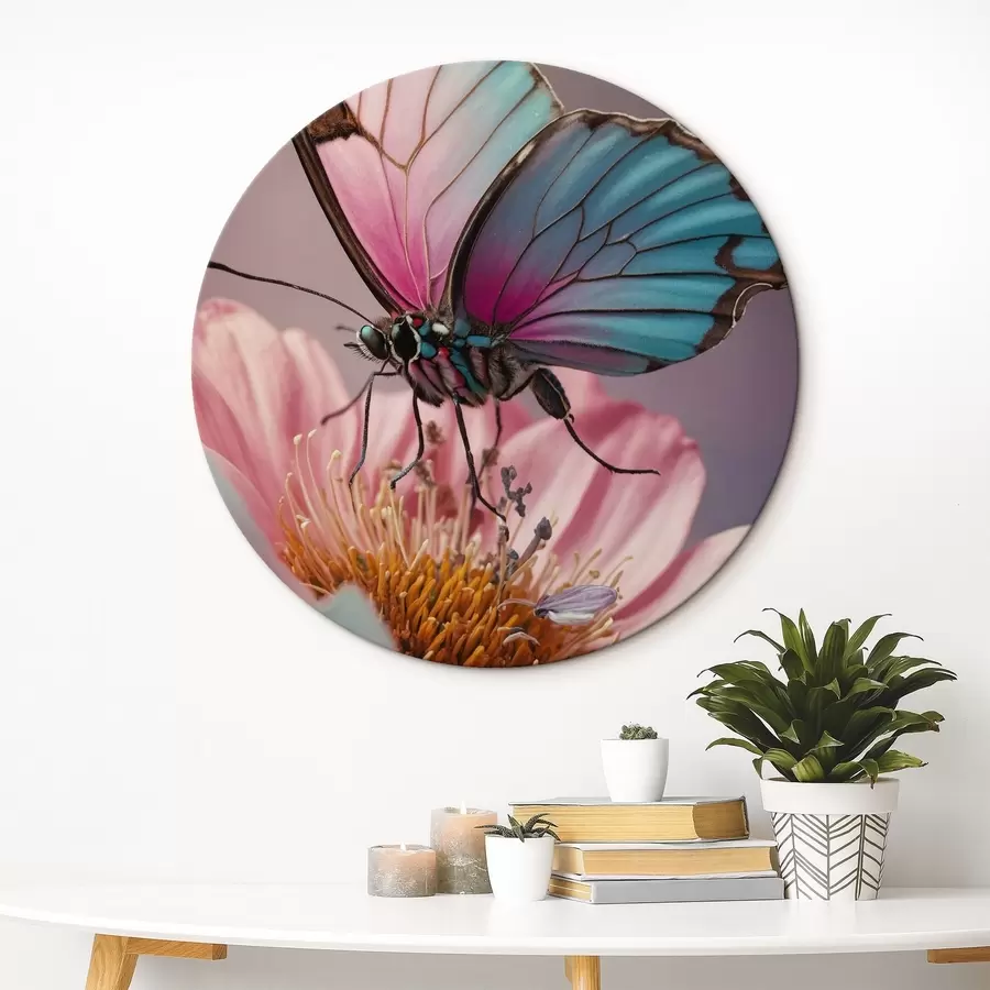  Peintures Papillon assis sur une fleur r44470