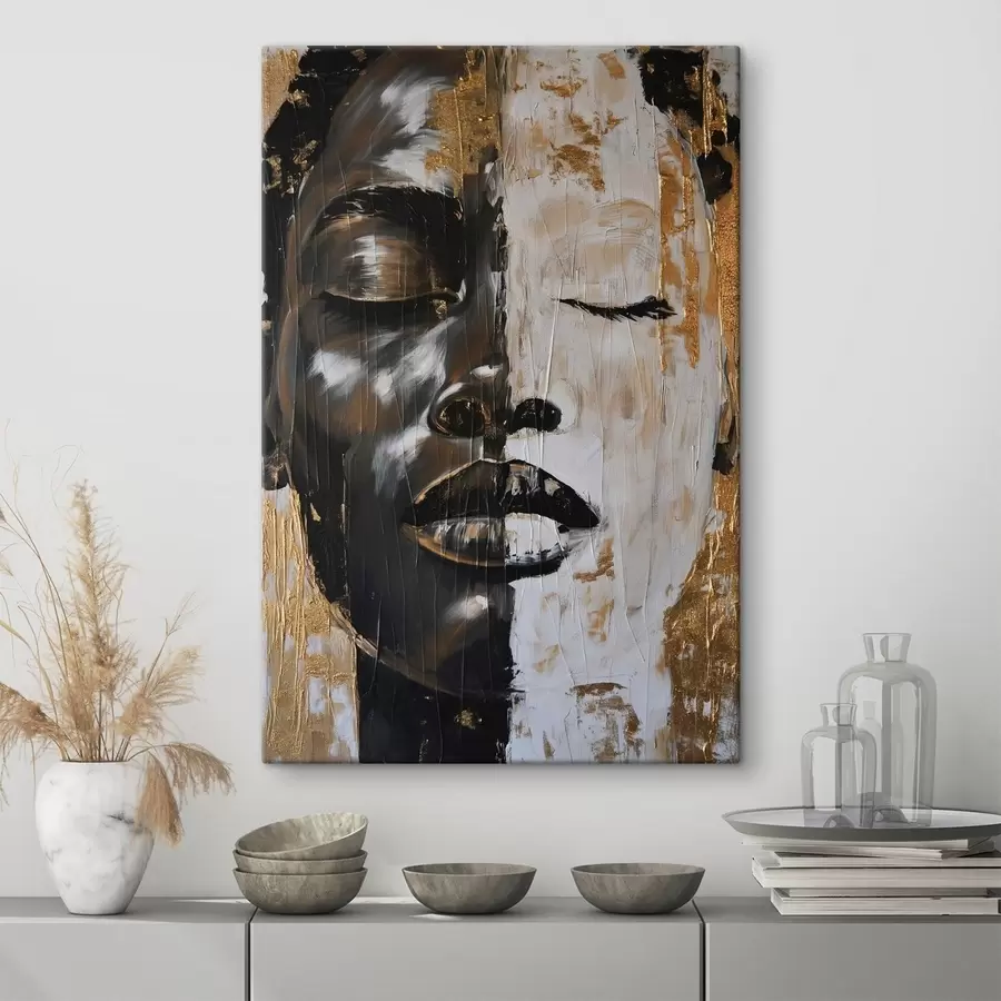  Peintures Portrait abstrait imitation peinture s44514