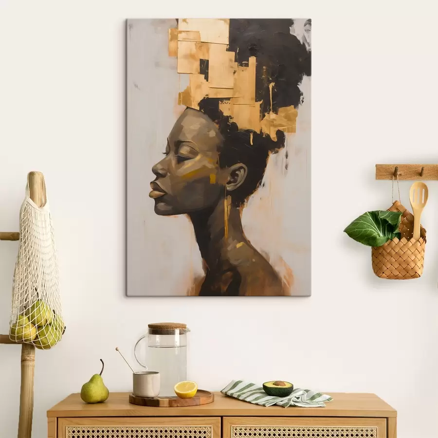  Peintures Portrait de femme abstrait s44520