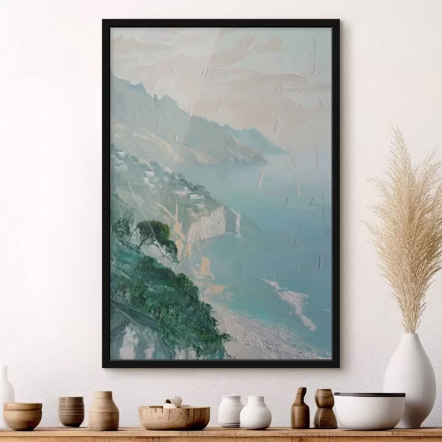 Papier peint photo Paysage imitant la peinture f44521