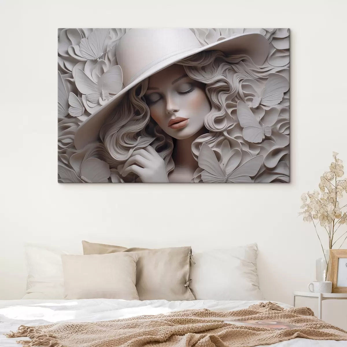  Schilderijen Meisje met hoed s44524