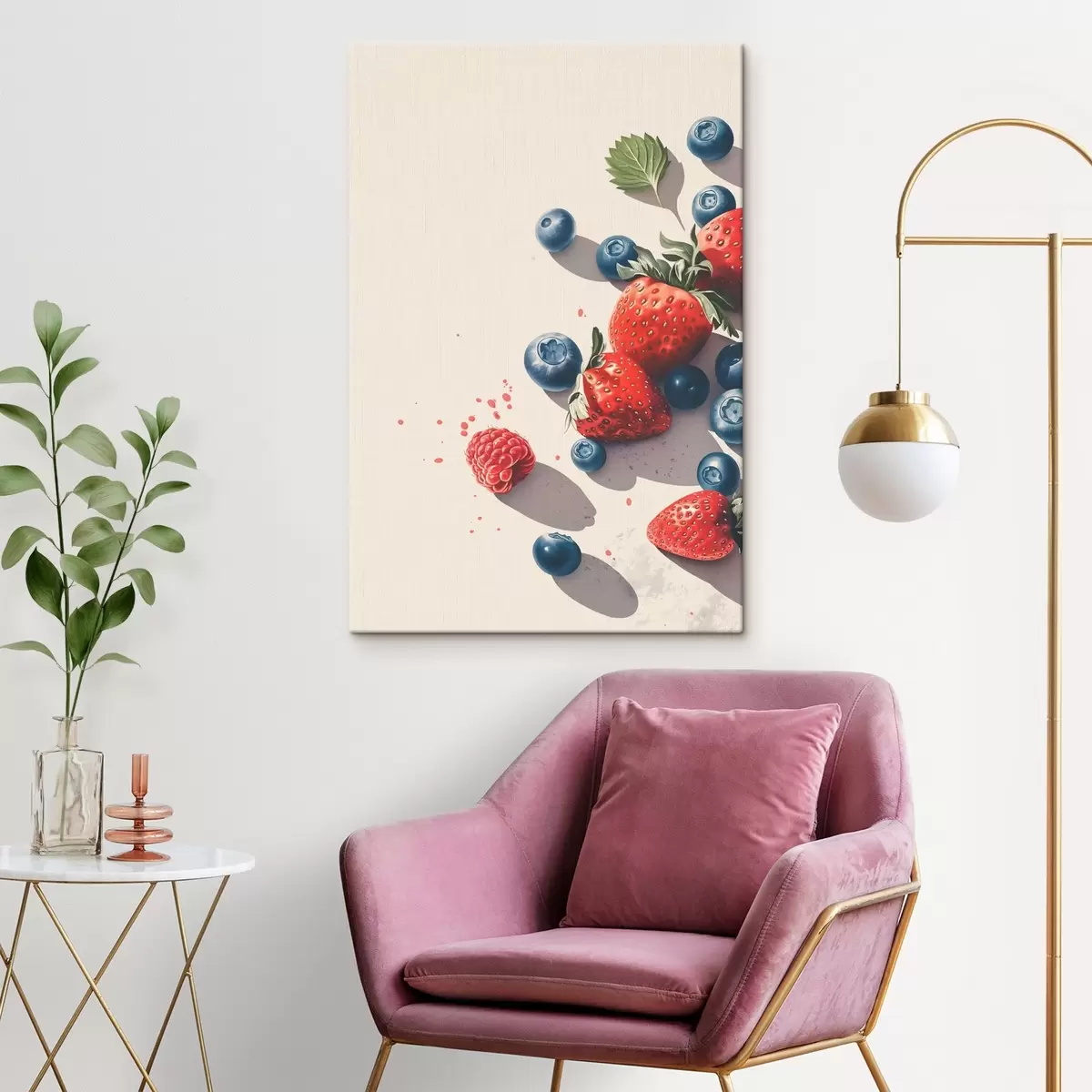  Schilderijen Bessen in het licht s44525