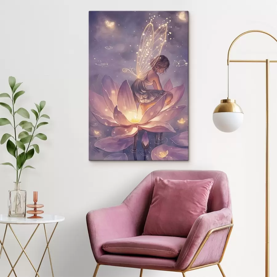  Peintures Fée sur une fleur s44533