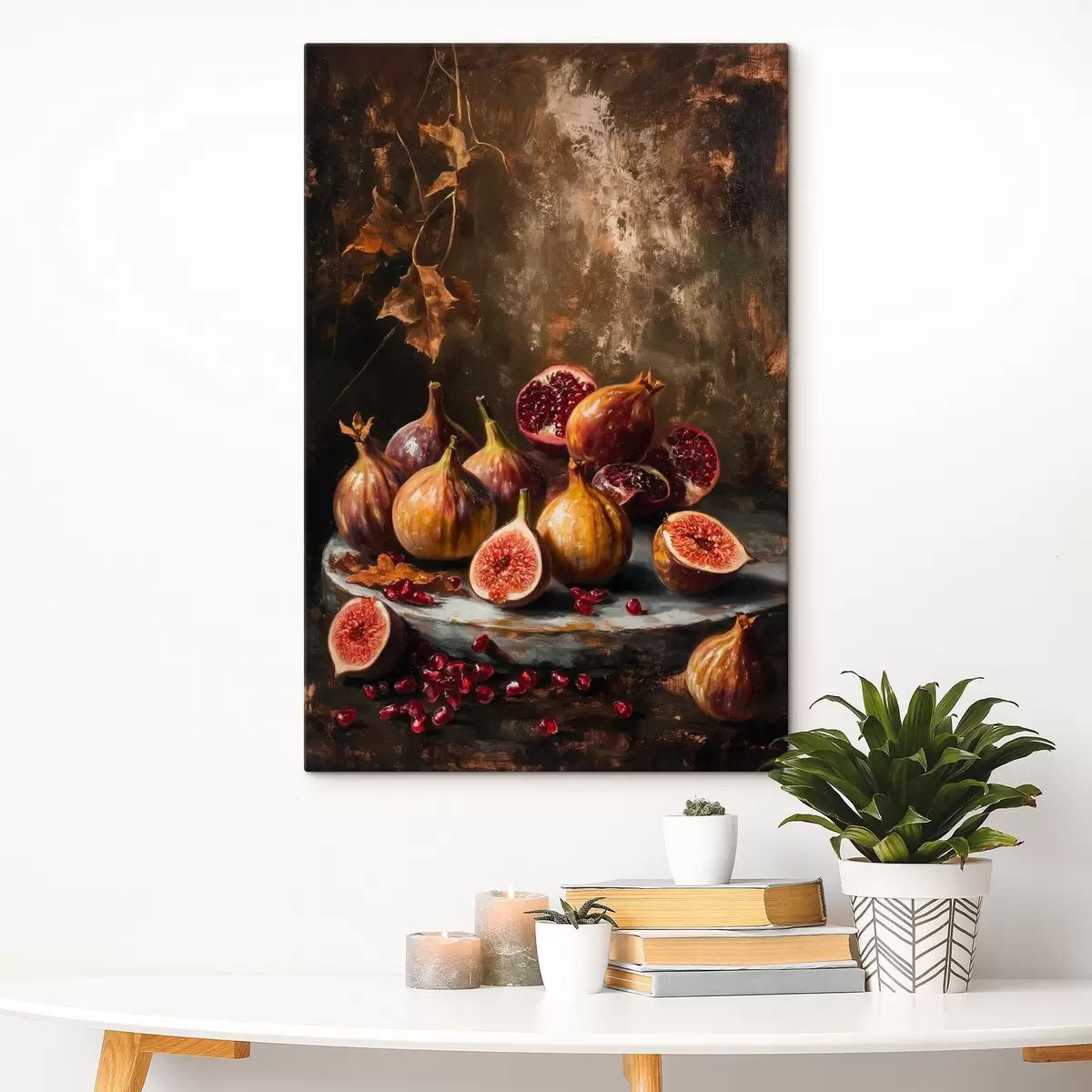  Peintures Figues et grenade s44544