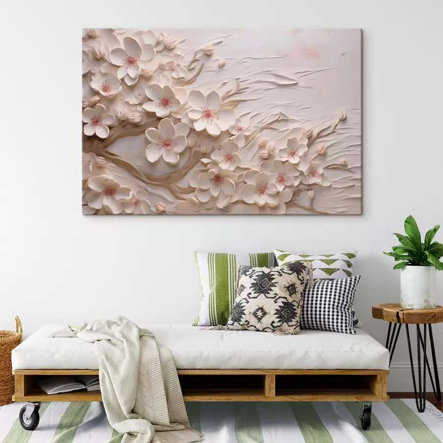  Peintures Branche fleurie s44546