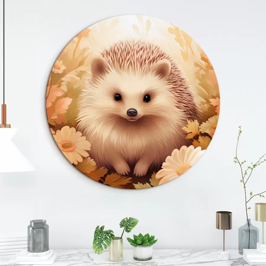  Peintures Hérisson d'automne r44528