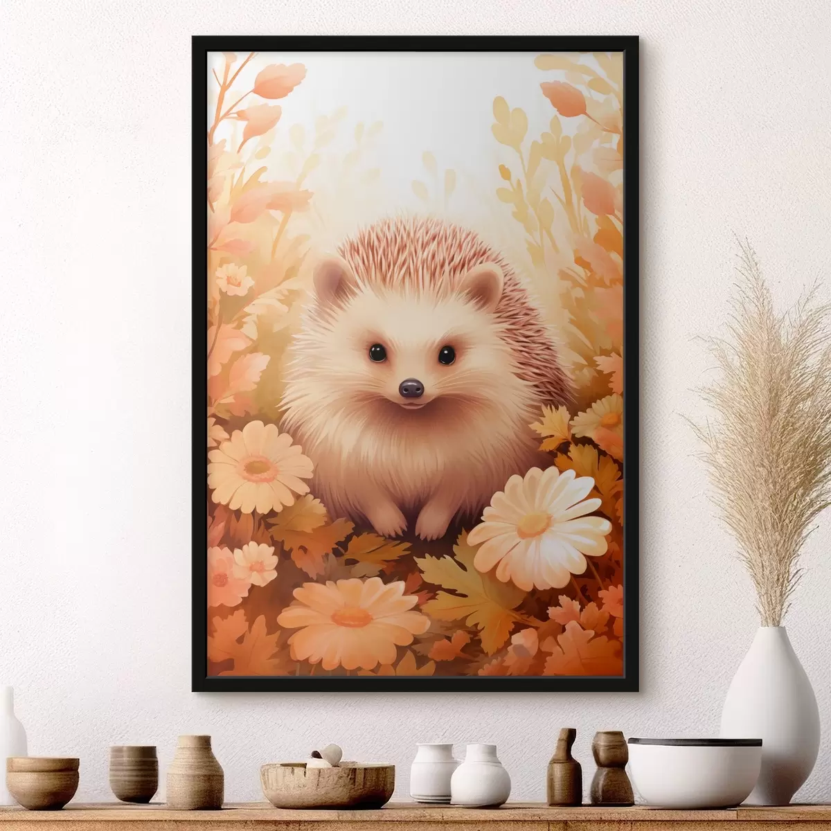 Poster Herfst Egel f44528