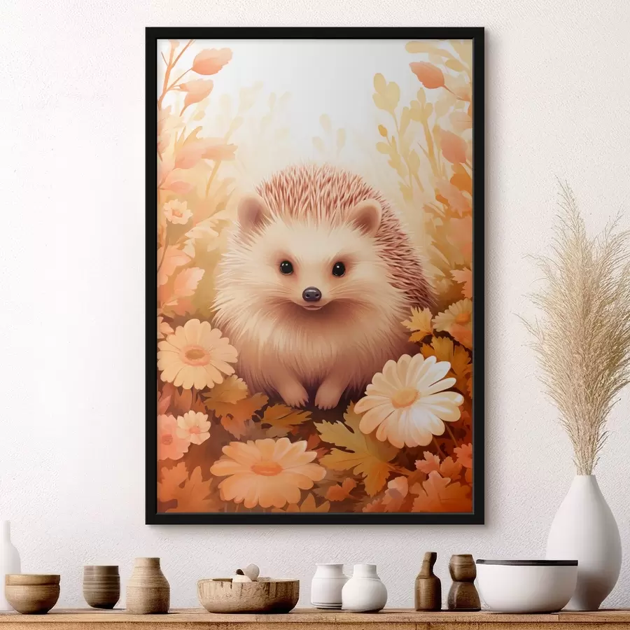 Fotobehang Herfst Egel f44528