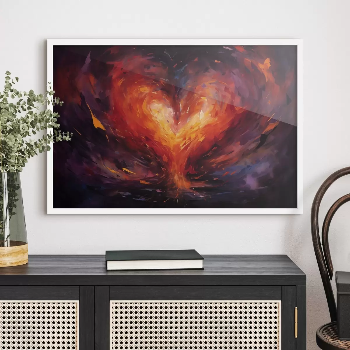 Affiche Coeur ardent f44537