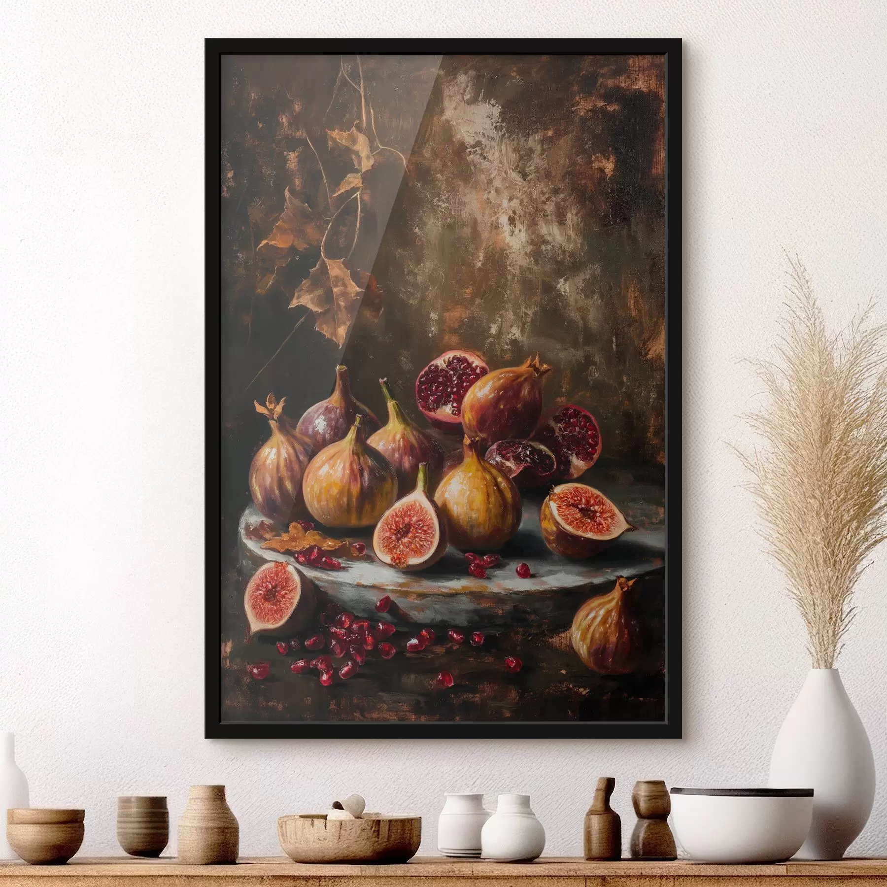 Fotobehang Vijgen en granaatappel f44544