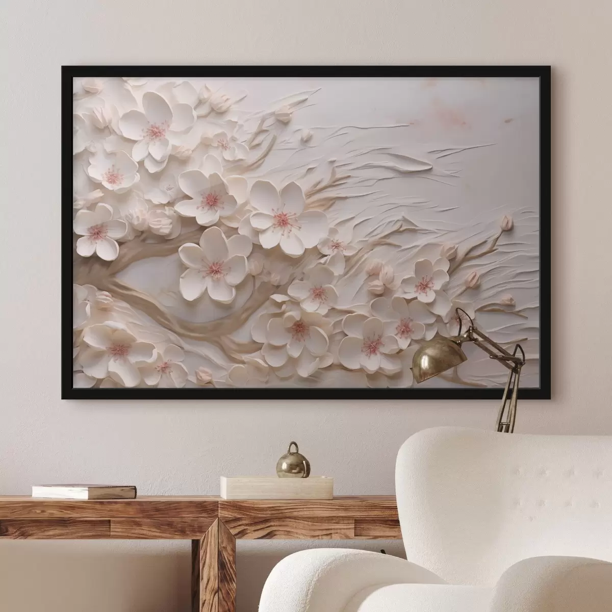 Affiche Branche fleurie f44546